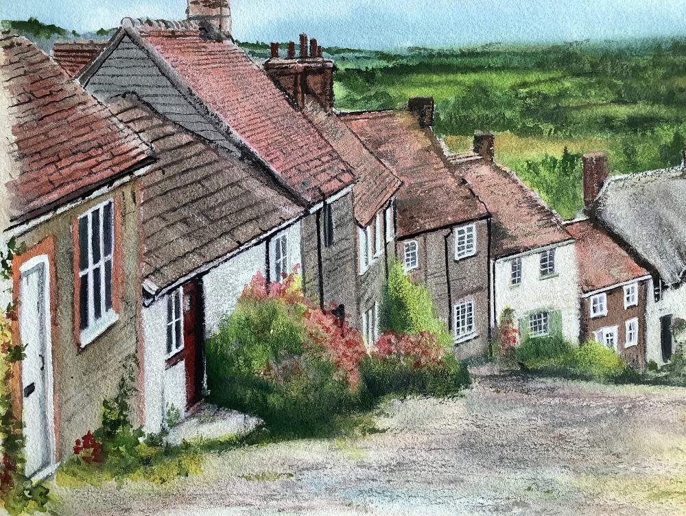 Gold Hill,  Shaftesbury, Dorset.