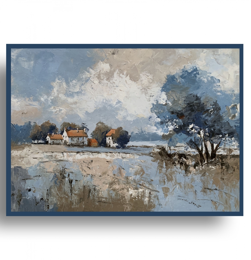 Cloudy countryside