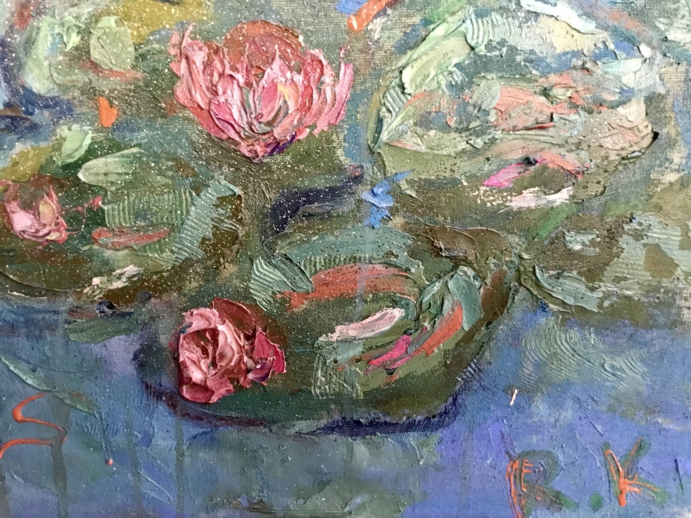 Textured Water Lily Garden 