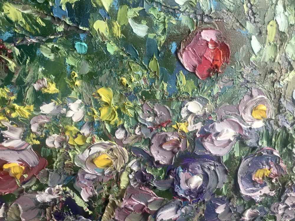 Garden of Red Apples” – Klimt Apple Tree Inspired Oil Painting