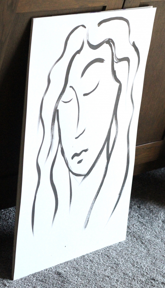 Naive female portrait