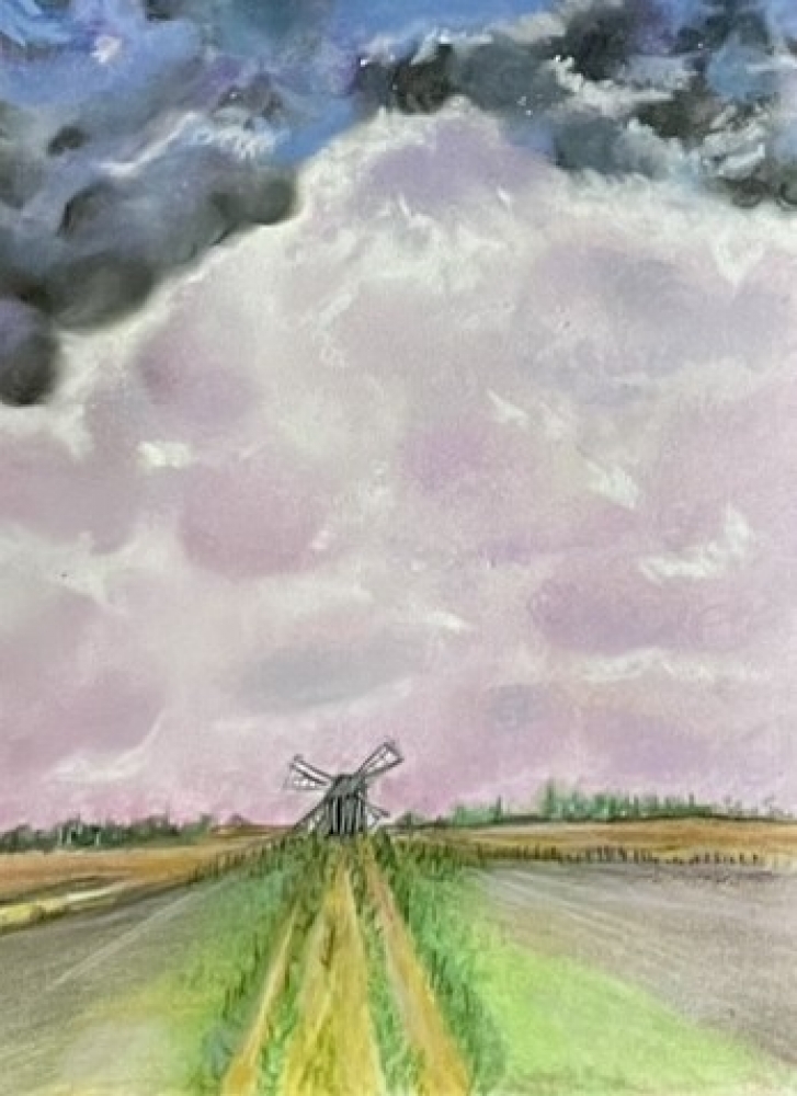 Storm over the windmill