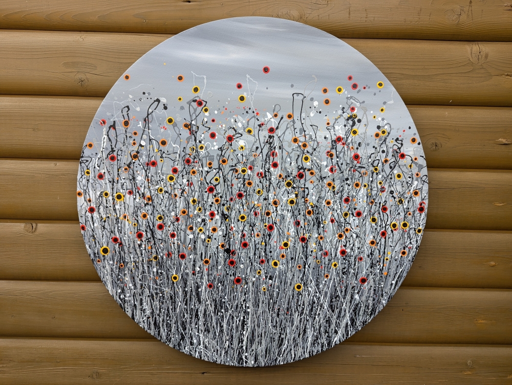 Let There Be Light #21 - Circular Canvas