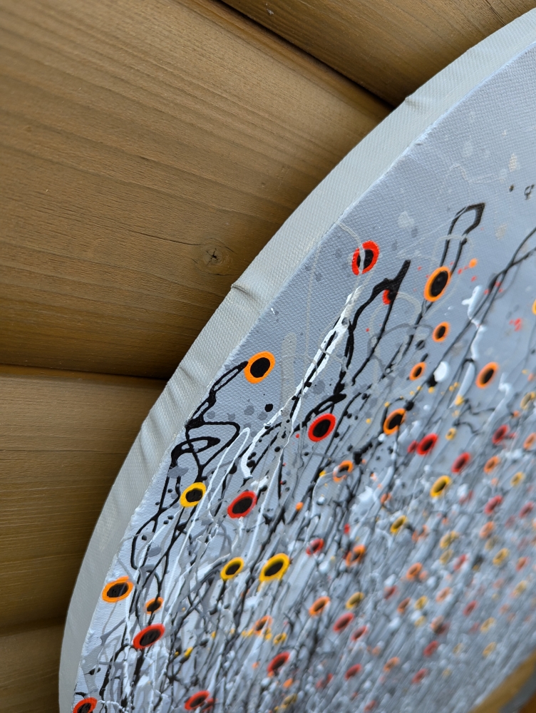 Let There Be Light #21 - Circular Canvas