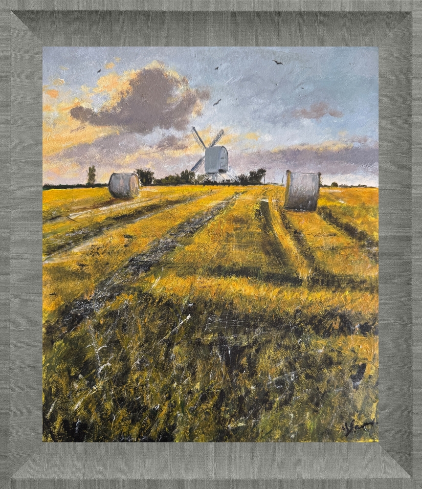 Chillenden Post windmill cornfield