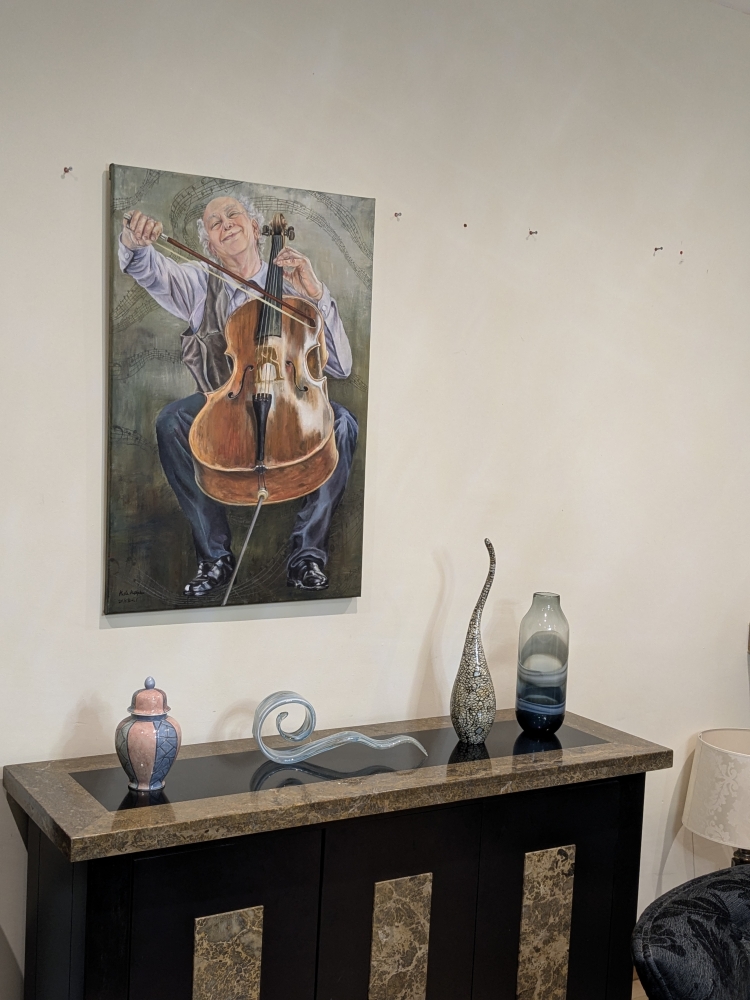  \"Jolly Cello Player\" (Original Work)