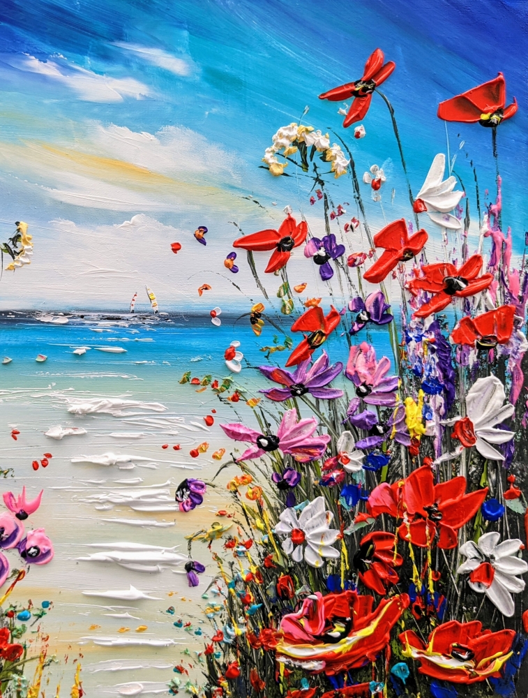 Seaside wildflowers 