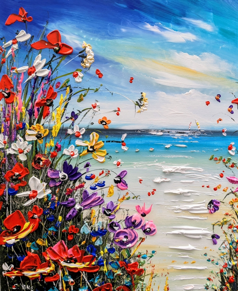 Seaside wildflowers 