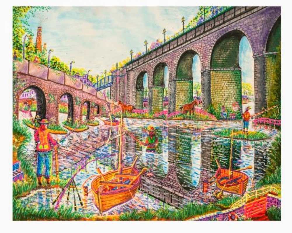 Randalstown Viaduct, Fishing River Maine Co Antrim Northern Ireland 