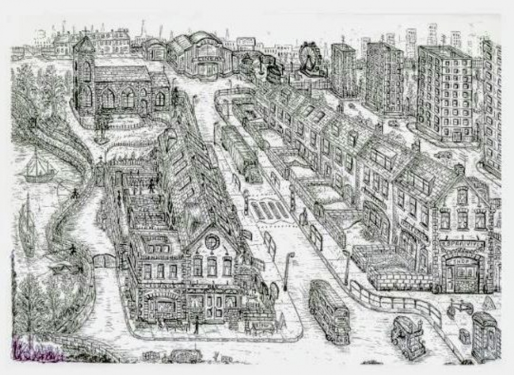 Old English City Town