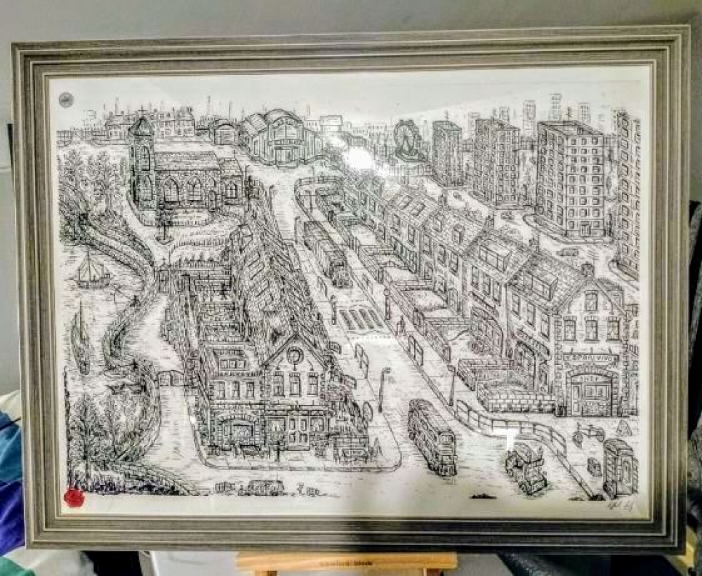 Old English City Town