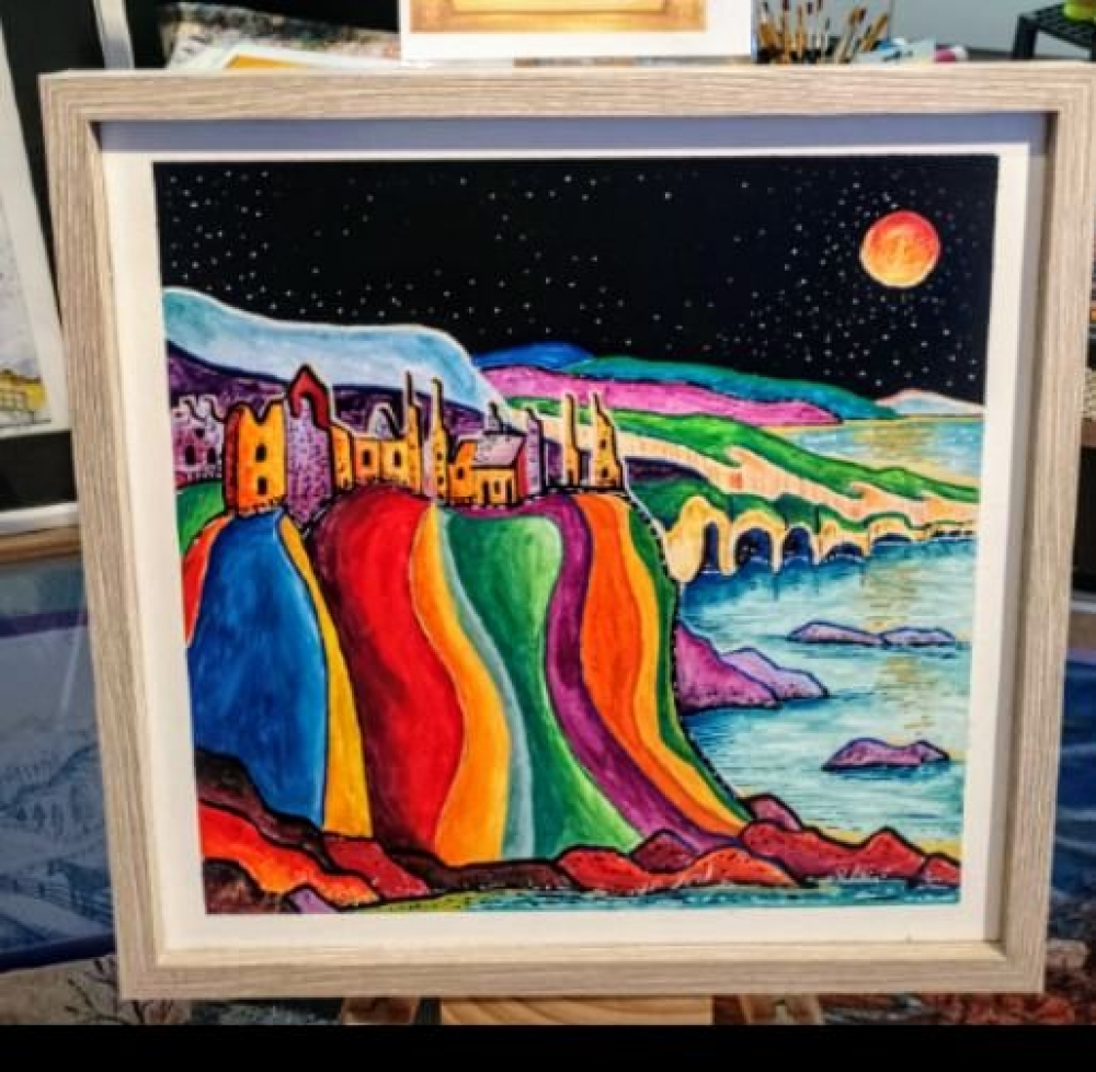 Dunluce Castle Night-sky