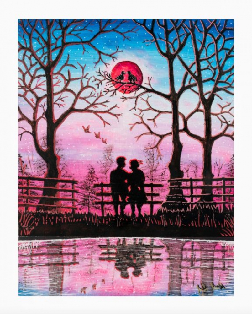 Love Birds at Dawn 