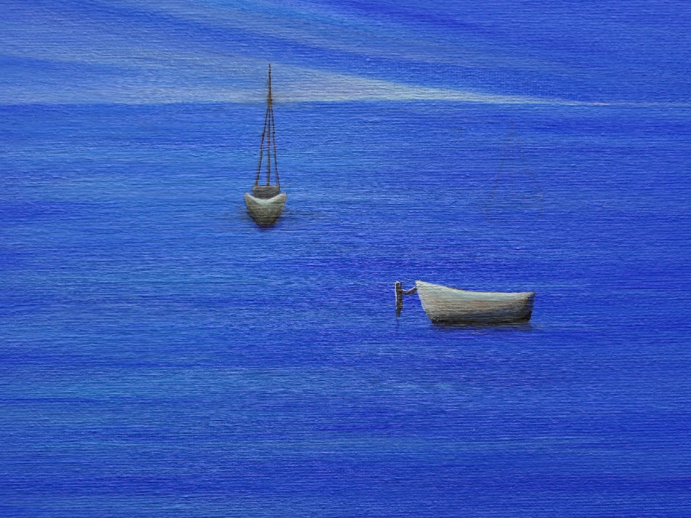 Blue hour sailing