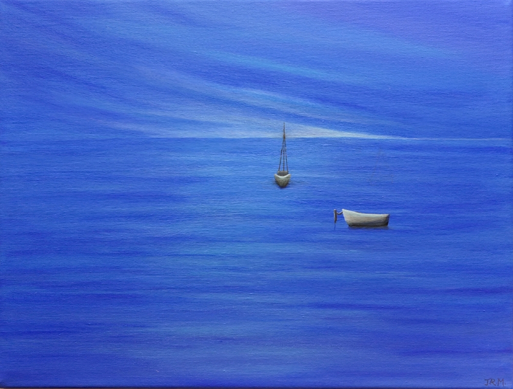 Blue hour sailing