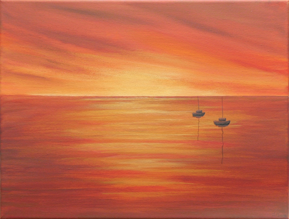 Sunset sailing