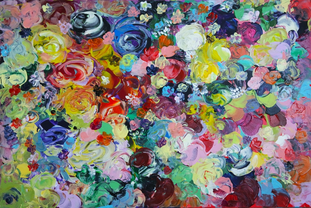 Sweet Flowers Colourful Roses 5173