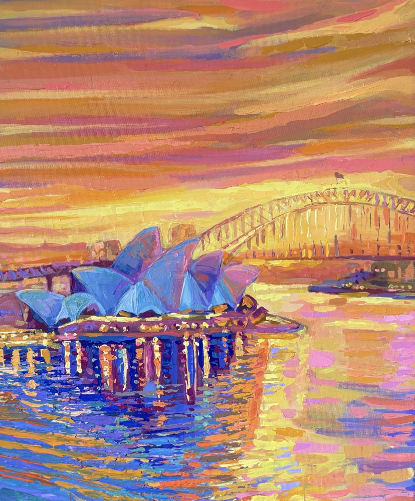 Sydney Harbour at Sunset