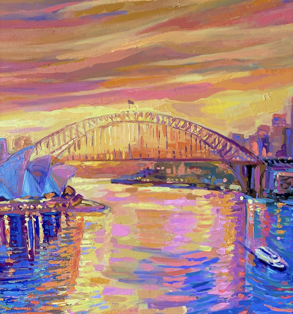 Sydney Harbour at Sunset