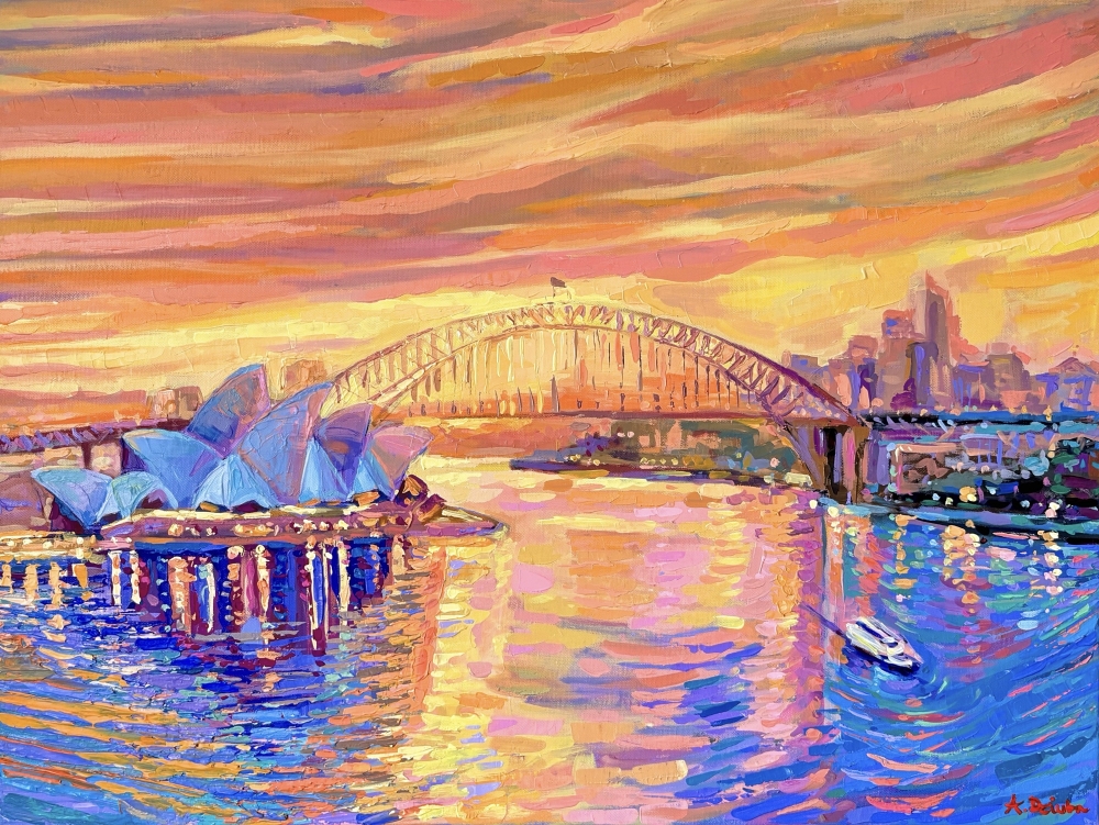 Sydney Harbour at Sunset