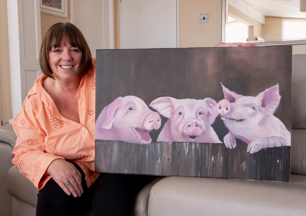 Three little piggies