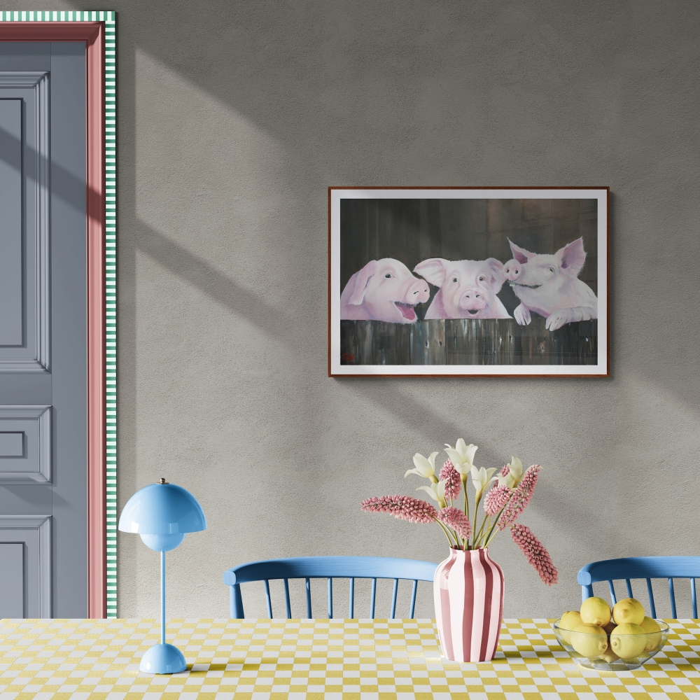 Three little piggies