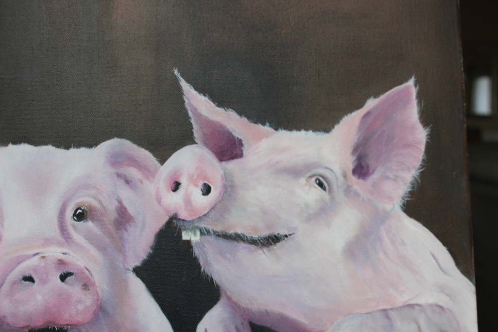 Three little piggies