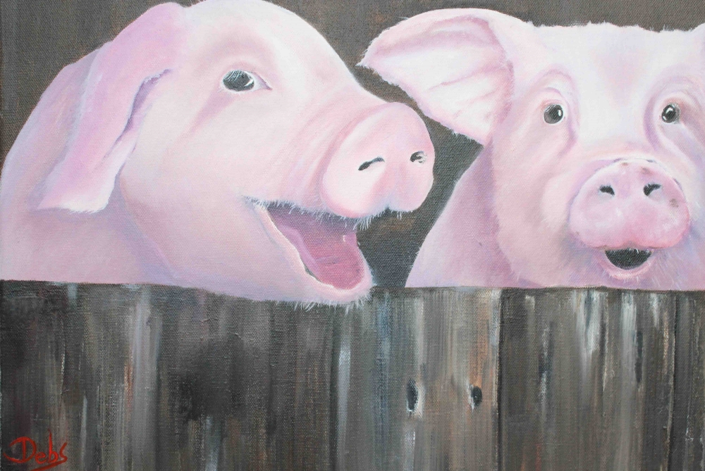 Three little piggies