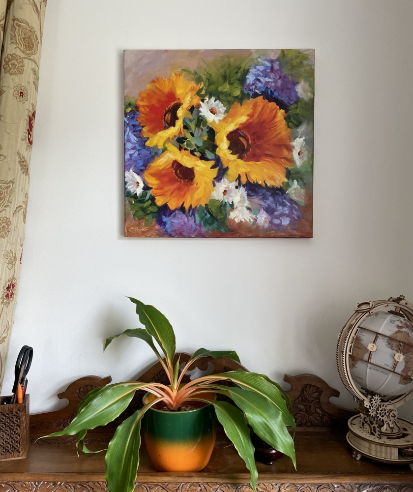 Three Sunflowers