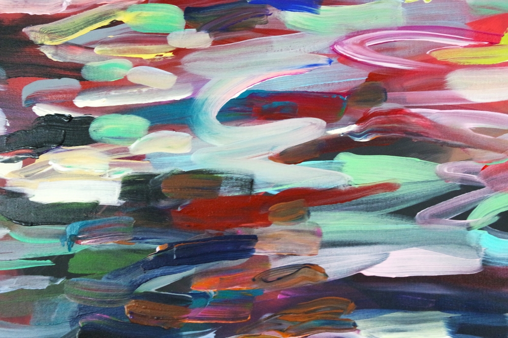 XL Abstract Colourful Lickable Water 5137