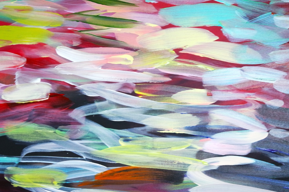 XL Abstract Colourful Lickable Water 5137
