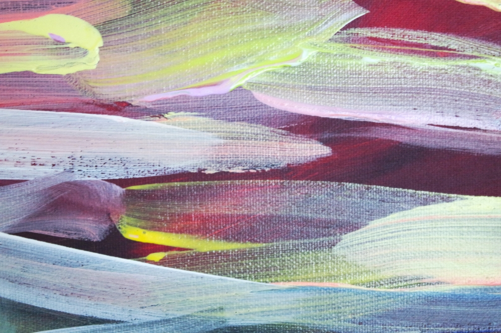 XL Abstract Colourful Lickable Water 5137