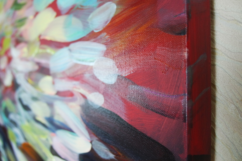 XL Abstract Colourful Lickable Water 5137