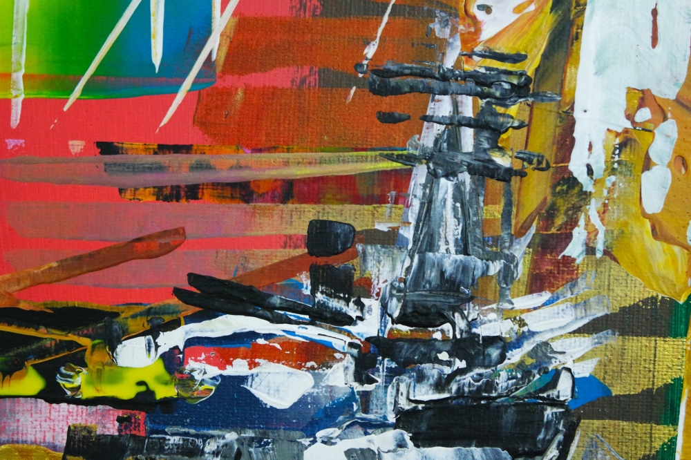 XL City of New York Skyline Abstraction 5144