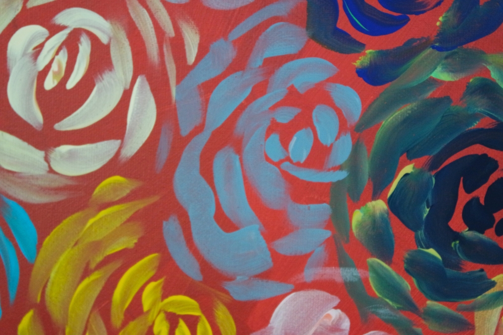 XL Hypoallergenic Sweet Flowers Colourful Roses 5159