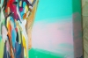 Abstract Bright Colourful Nude 5091