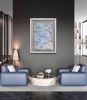 Lily Drift – Original Oil Painting on Unstretched Canvas