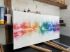 Colourful Rainbow Nebula Abstract