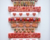 Handmade Fused Glass 'Fused Collage' Painting.