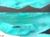 Fused glass 'Paps of Jura' Picture.