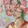A Portrait of Mystery - faceless woman portrait, woman face