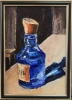 Blue Vintage Bottle