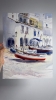 Sunlit Boats of Calella