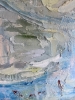 Lily Drift – Original Oil Painting on Unstretched Canvas