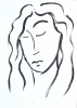 Naive female portrait