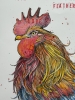 Feathered alarm clock 