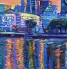 London City Skyline at Sunset 