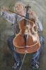  \"Jolly Cello Player\" (Original Work)