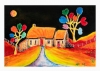 Donegal Cottage by Night