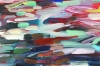 XL Abstract Colourful Lickable Water 5137